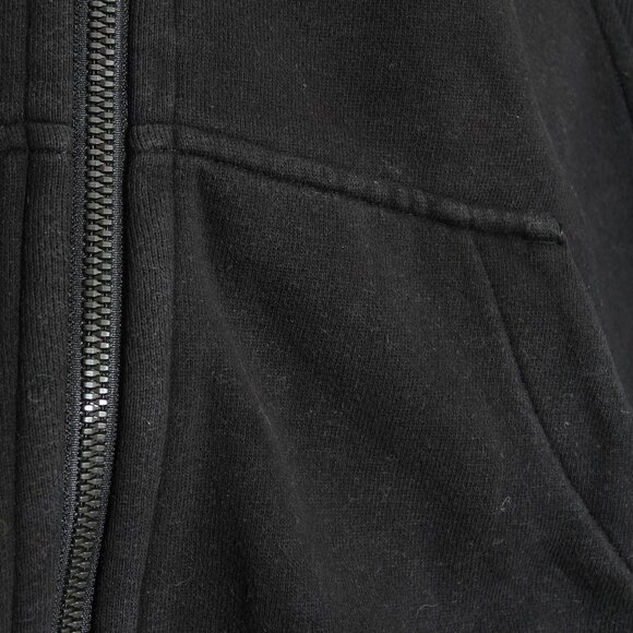 Lululemon Scuba Oversized Full Zip Hoodie Jacket Black Cotton Terry XS / Small - Picture 6 of 16